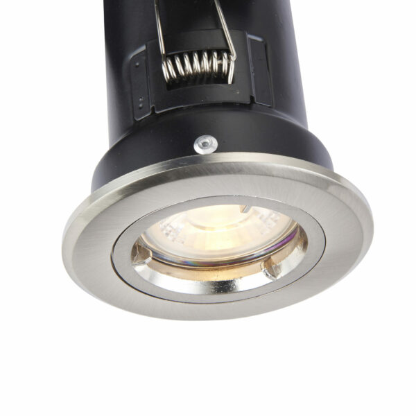 Saxby 50673 Saxby ShieldPLUS Fixed GU10 Satin Nickel 7