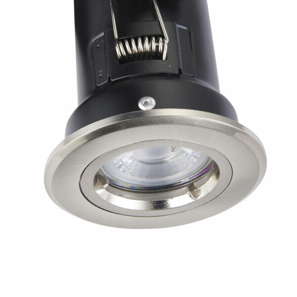 Saxby 50673 Saxby ShieldPLUS Fixed GU10 Satin Nickel 8