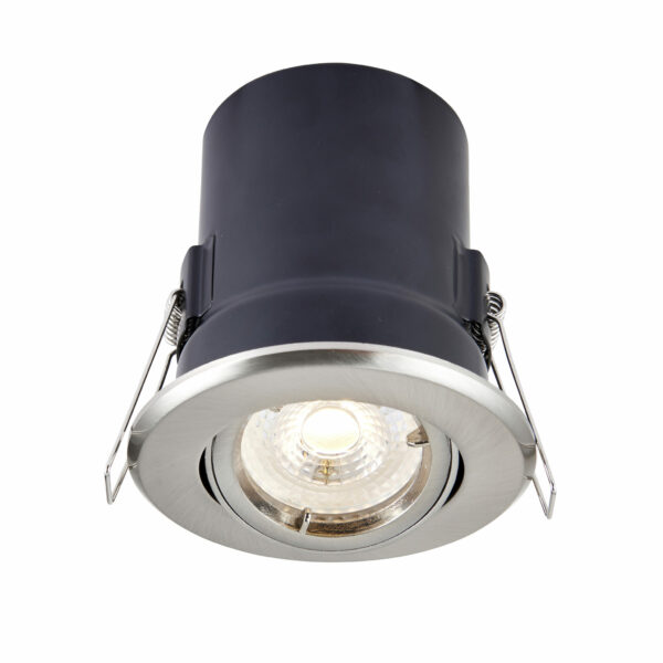 Saxby 50681 Saxby ShieldPLUS Tilt GU10 Satin Nickel 3