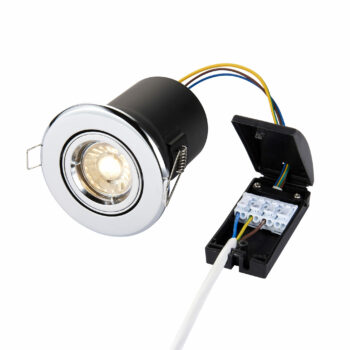 Saxby 50682 Saxby ShieldPLUS Tilt GU10 Chrome 2