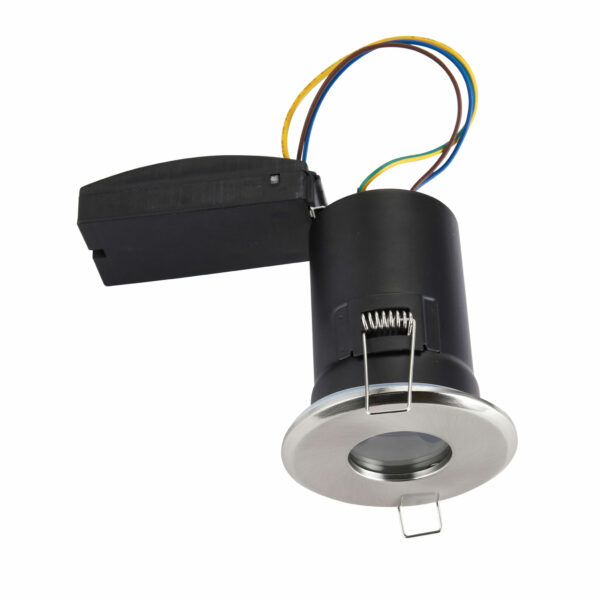 Saxby 50688 Saxby ShieldPLUS IP65 GU10 Satin Nickel 4
