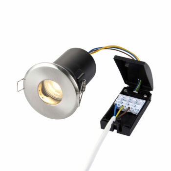 Saxby 50688 Saxby ShieldPLUS IP65 GU10 Satin Nickel 1