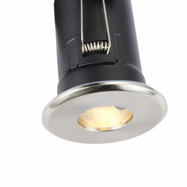 Saxby 50688 Saxby ShieldPLUS IP65 GU10 Satin Nickel 7