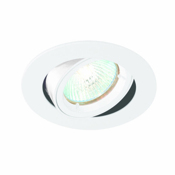 Saxby 52334 Saxby Cast Tilt GU10 Gloss White