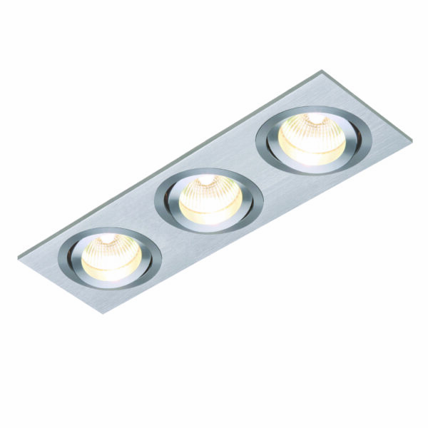 Saxby 52405 Saxby Tetra Triple Silver GU10