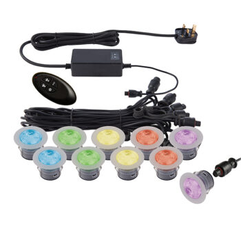 Saxby 59138 Saxby Lighting IkonPRO 45mm Kit IP67 1.5W SW RGB 1