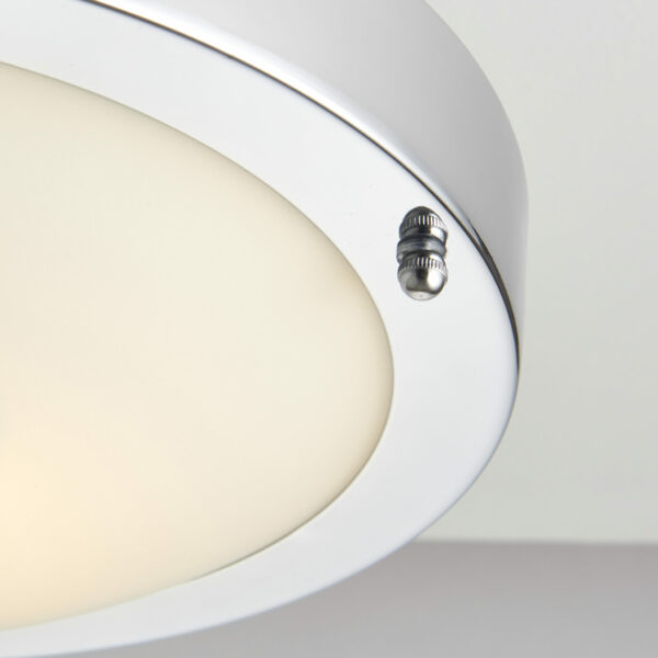 Saxby 59850 Saxby Portico Chrome IP44 40W 3