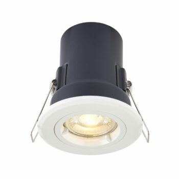 Saxby 61059 Saxby ShieldPLUS Fixed GU10 Matt White 2