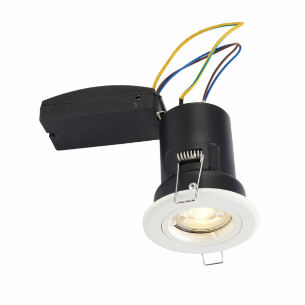 Saxby 61059 Saxby ShieldPLUS Fixed GU10 Matt White 3