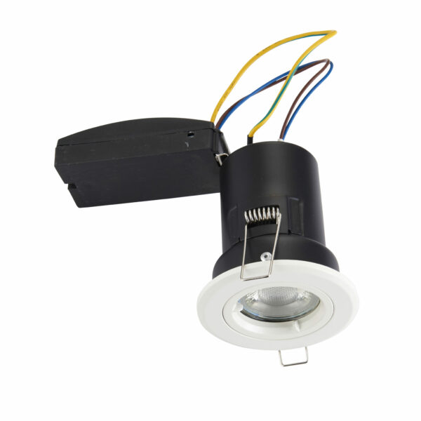 Saxby 61059 Saxby ShieldPLUS Fixed GU10 Matt White 4