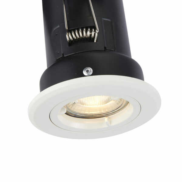 Saxby 61059 Saxby ShieldPLUS Fixed GU10 Matt White 7