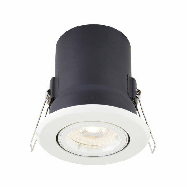 Saxby 61060 Saxby ShieldPLUS Tilt GU10 Matt White 3