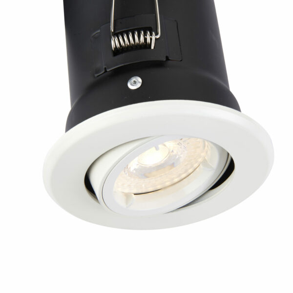 Saxby 61060 Saxby ShieldPLUS Tilt GU10 Matt White 7