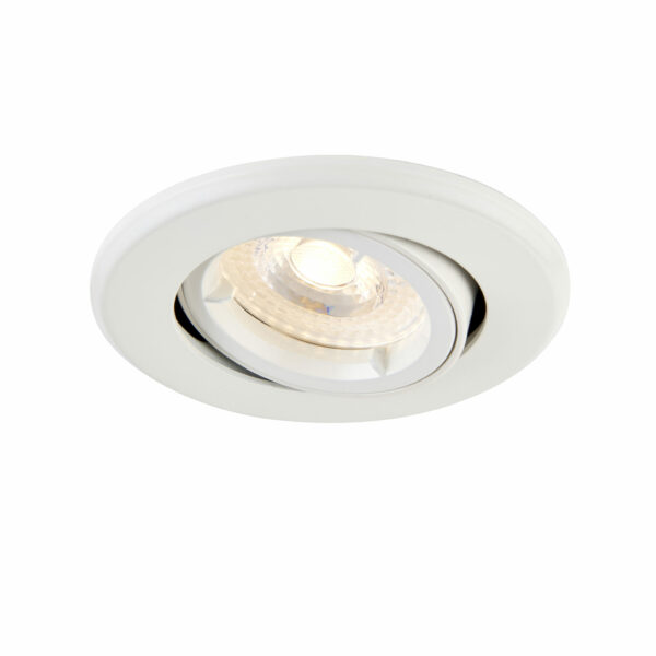 Saxby 61060 Saxby ShieldPLUS Tilt GU10 Matt White 10