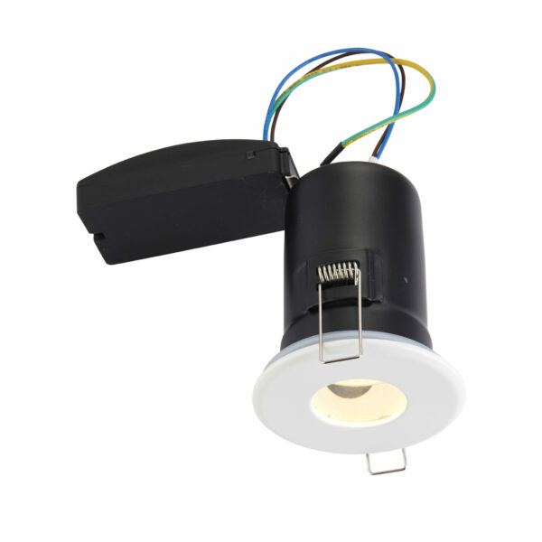 Saxby 61061 Saxby ShieldPLUS IP65 GU10 Matt White 3