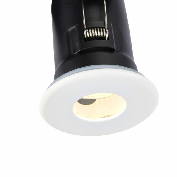 Saxby 61061 Saxby ShieldPLUS IP65 GU10 Matt White 7