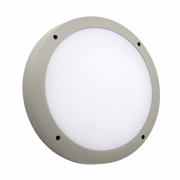 Saxby 61647 Saxby Luik Plain Casing IP65 18W - Textured Grey Paint & Opal Pc 2