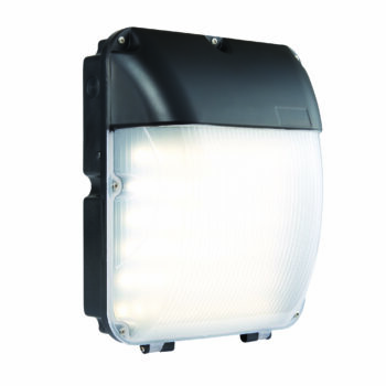 Saxby 67176 Saxby Lucca IP65 30W - Matt Black Paint & Opal Pc 1