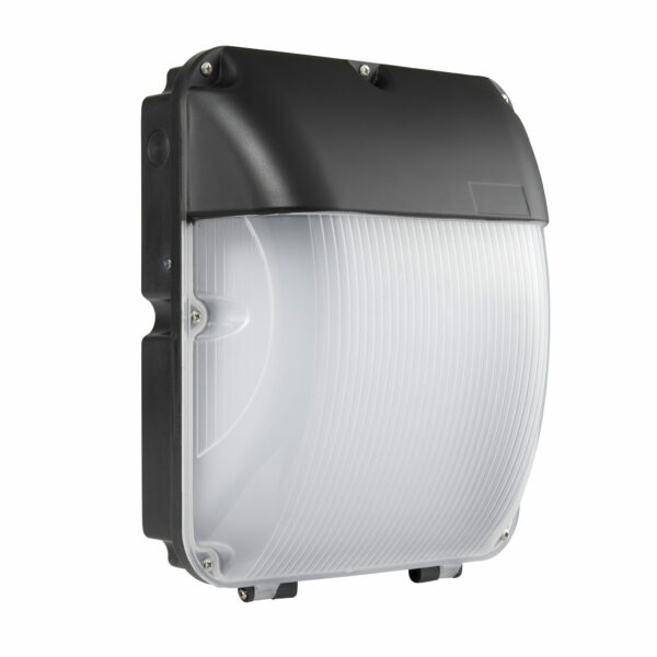 Saxby 67177 Saxby Lucca Photocell IP65 30W - Matt Black Paint & Opal PC 2
