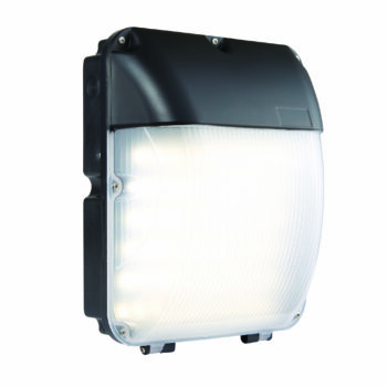 Saxby 67177 Saxby Lucca Photocell IP65 30W - Matt Black Paint & Opal PC 1