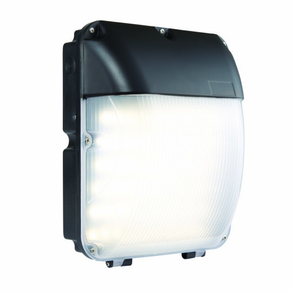 Saxby 67177 Saxby Lucca Photocell IP65 30W - Matt Black Paint & Opal PC 1