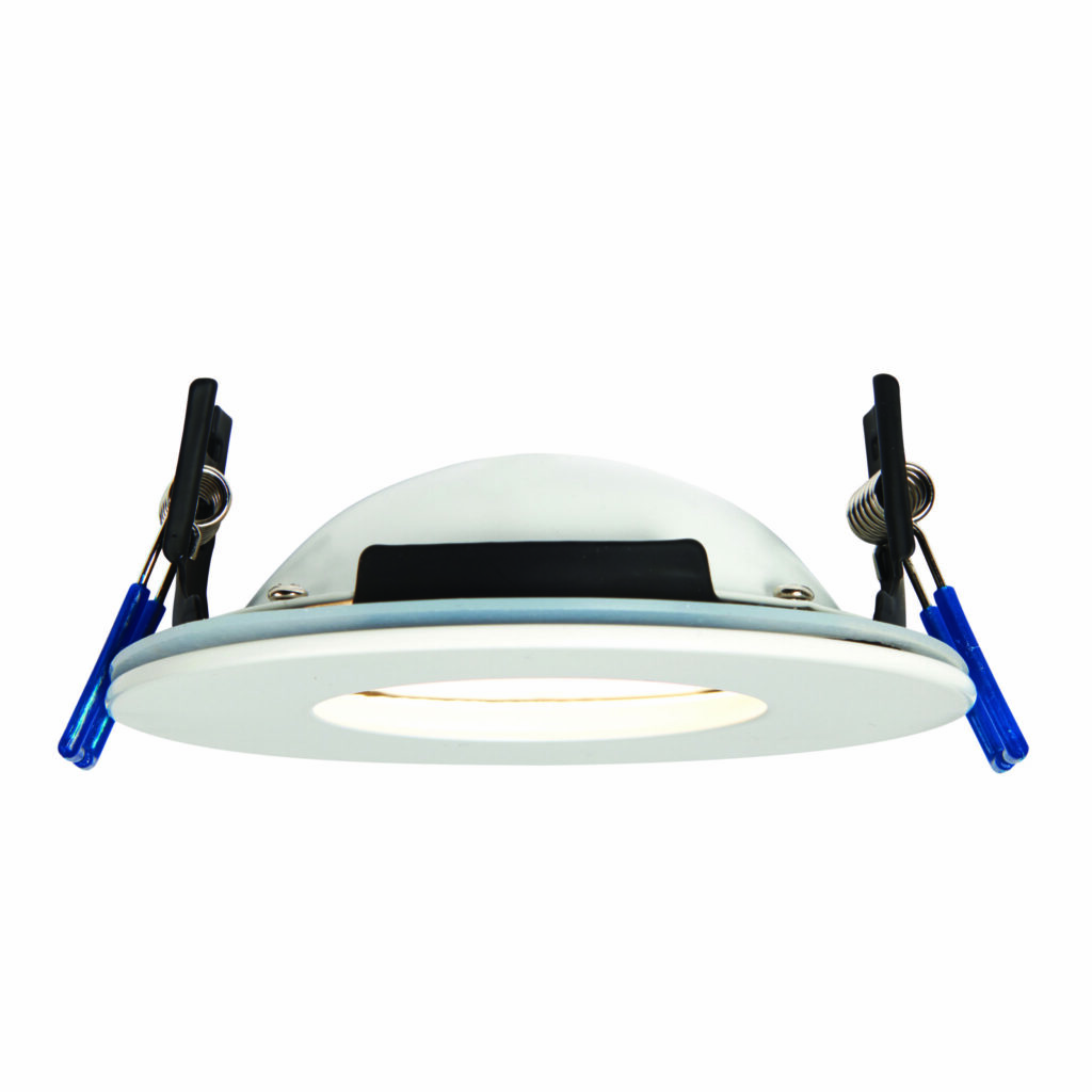 Saxby 69880 Saxby OrbitalPLUS Matt White IP65 9W - 3000K Warm White 3