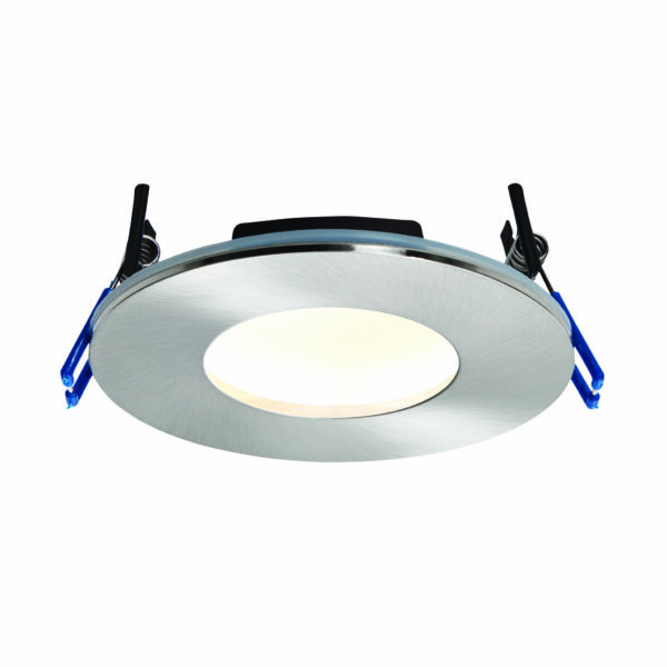 Saxby 69881 Saxby OrbitalPLUS Satin Nickel IP65 9W - 3000K Warm White 1