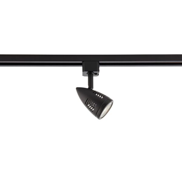 Saxby 71886 Saxby Bullett GU10 Track Head 50W - Black 5