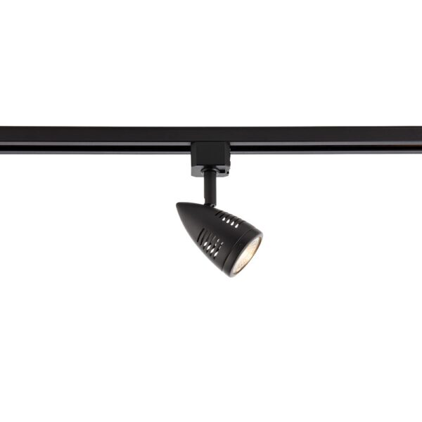 Saxby 71886 Saxby Bullett GU10 Track Head 50W - Black 6