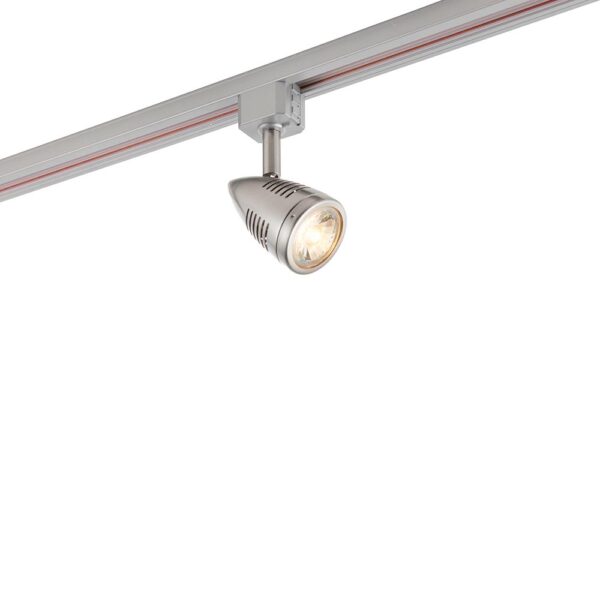 Saxby 72718 Saxby Bullett GU10 Track Head 50W - Satin Chrome 4