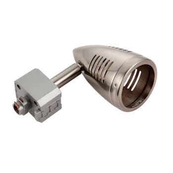 Saxby 72718 Saxby Bullett GU10 Track Head 50W - Satin Chrome 1