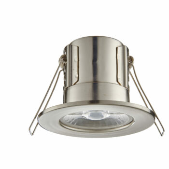 Saxby 73787 Saxby ShieldECO 500 IP65 4W Satin Nickel - 3000K Warm White 2