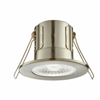 Saxby 73788 Saxby ShieldECO 500 IP65 4W Satin Nickel - 4000K Cool White