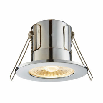 Saxby 74031 Saxby ShieldECO 500 IP65 4W Chrome - 3000K Warm White 1