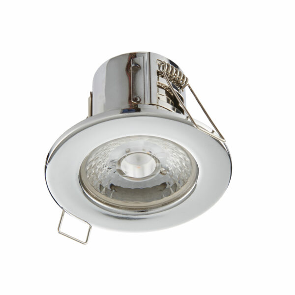 Saxby 74032 Saxby ShieldECO 500 IP65 4W Chrome - 4000K Cool White 4