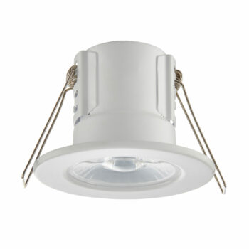 Saxby 74707 Saxby ShieldECO 800 IP65 Matt White 8.5W - 3000K Warm White 2