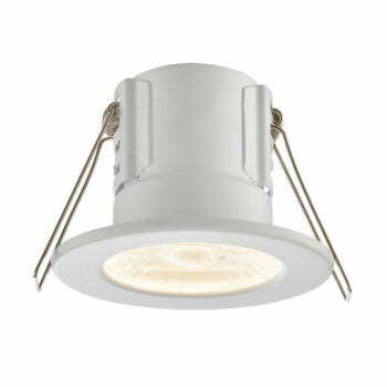 Saxby 74707 Saxby ShieldECO 800 IP65 Matt White 8.5W - 3000K Warm White 1