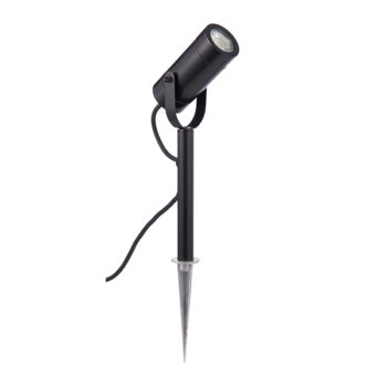 Saxby 75438 Saxby Lighting Palin 310mm Spike IP44 7W Matt Black 2