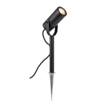 Saxby 75438 Saxby Lighting Palin 310mm Spike IP44 7W Matt Black 1