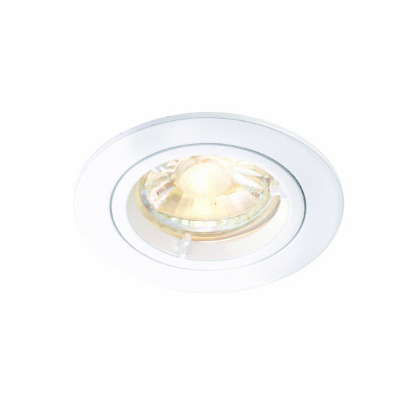 Saxby 76006 Saxby Cast Fixed GU10 Matt White 1