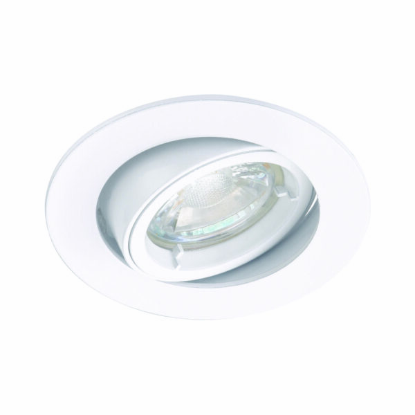 Saxby 76007 Saxby Cast Tilt GU10 Matt White 2