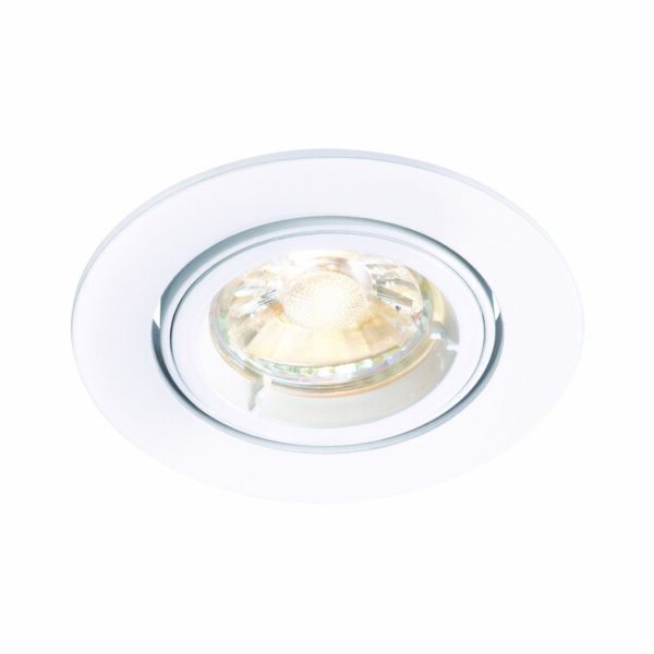Saxby 76007 Saxby Cast Tilt GU10 Matt White 3