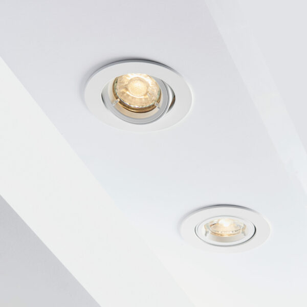 Saxby 76007 Saxby Cast Tilt GU10 Matt White 5