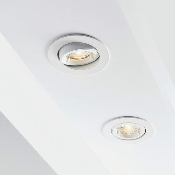 Saxby 76007 Saxby Cast Tilt GU10 Matt White 6