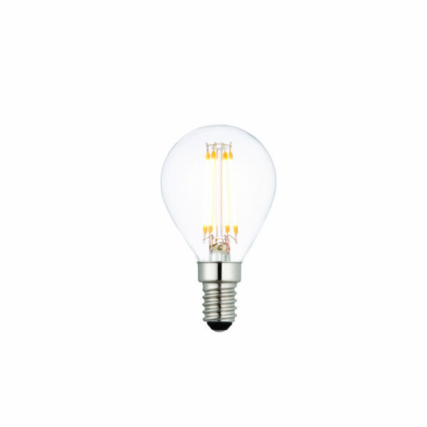 Saxby 76797 Saxby 76797 E14 LED Filament Golf Dimmable 4W 2700K Warm White 1