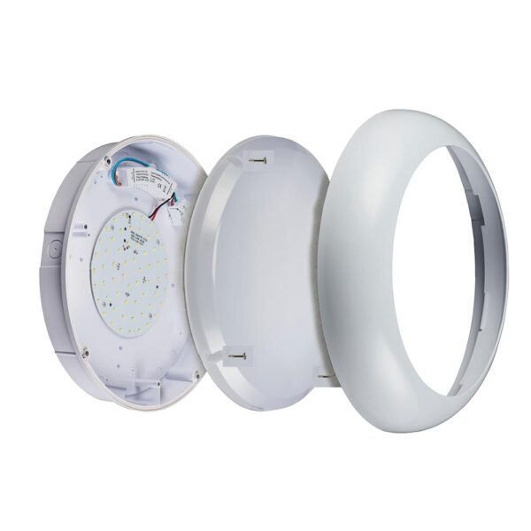 Saxby 77892 Saxby Forca LED Bulkhead IP65 12W 4000K - Cool White 6