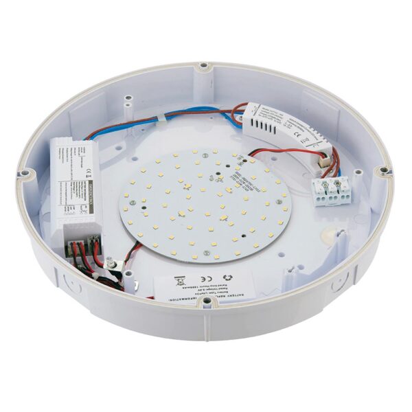 Saxby 77895 Saxby Forca LED Bulkhead Emergency IP65 12W 4000K - Cool White 3