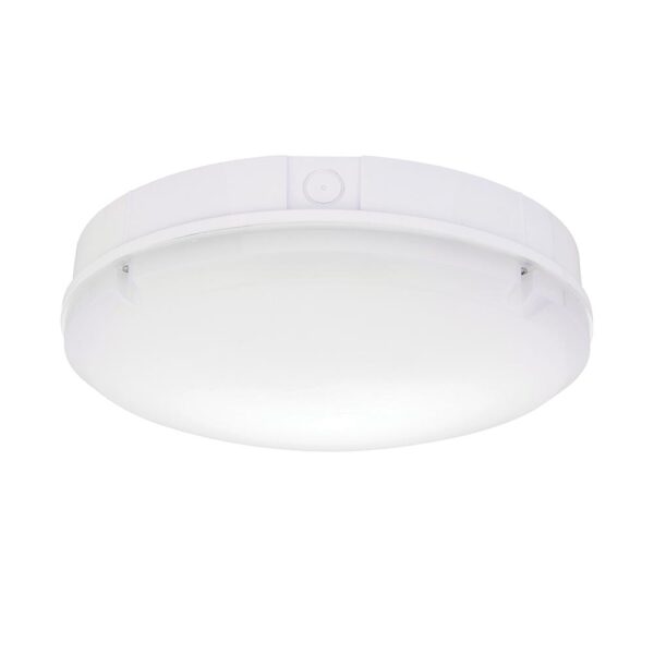 Saxby 77898 Saxby Forca CCT Microwave Bulkhead - IP65 18W 3000K/4000K/6500K 4