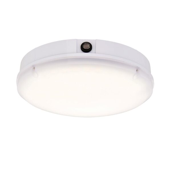 Saxby 77899 Saxby Forca CCT Photocell Bulkhead - IP65 18W 3000K/4000K/6500K 3