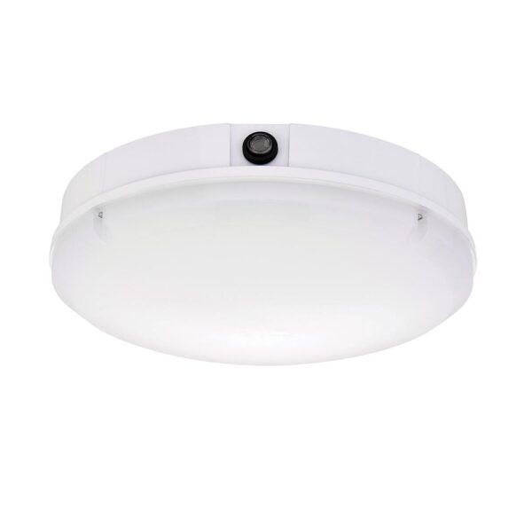 Saxby 77899 Saxby Forca CCT Photocell Bulkhead - IP65 18W 3000K/4000K/6500K 4